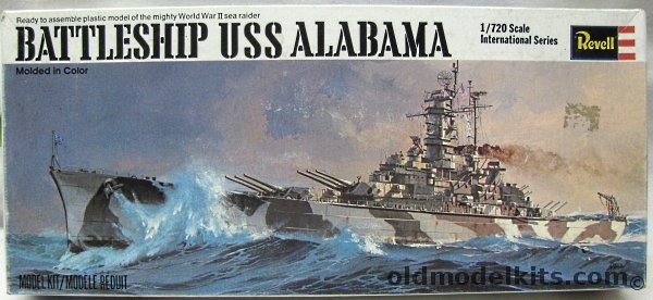 Revell 1/720 BB-60 USS Alabama, H487 plastic model kit